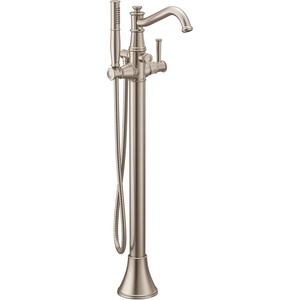 Moen 9025ORB Belfield One-Handle Freestanding Floor Mount Tub Filler with Handshower, Oil Rubbed Bronze(Brushed Nickel)