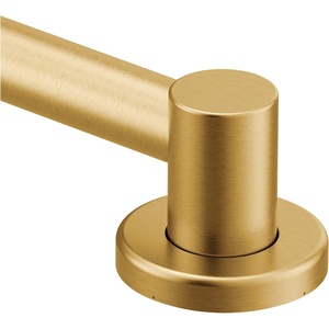 Moen Align Brushed Gold Bathroom Safety 42-Inch Modern Shower Grab Bar for Handicapped or Elderly, YG0424BG