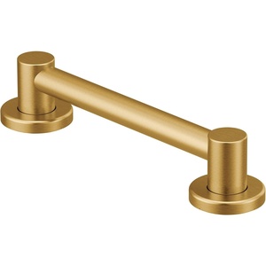 Moen Align Matte Black 12-Inch Stainless Steel Bath Safety Grab Bar with Concealed Screws, YG0412BG