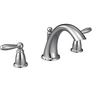 Moen Brantford Brushed Nickel 2-Handle Deck Mount Roman Tub Faucet Trim Kit, Valve Required, T4943BN(Chrome)