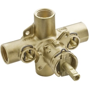 Moen Brass Commercial PosiTemp 1/2-Inch IPS Valve, 8372HD(.5)