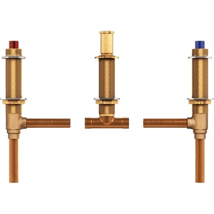 Moen Brass Two Handle, 3 Hole, Adjustable Roman Tub Faucet Valve, 4792(0.5)