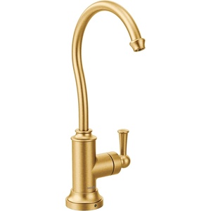 Moen Brushed Gold Sip Traditional Cold Water Kitchen Beverage Faucet with Optional Filtration System, S5510BG
