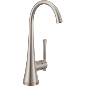 Moen Chrome Kurv One-Handle High Arc Single Mount Cold Water Beverage Faucet with Optional Filtration System, S5560(Spot Resist Stainless)