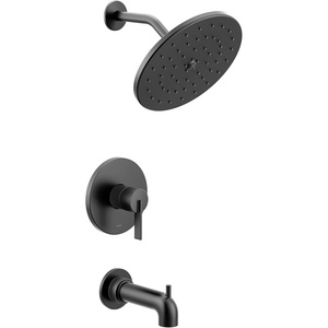 Moen Cia Brushed Nickel M-CORE 3-Series 1-Handle Eco-Performance Tub and Shower Trim Kit, Valve Required, UT3363EPBN(Matte Black)