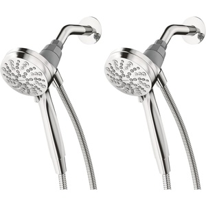 Moen Engage Magnetix Spot Resist Brushed Nickel 3.5-Inch Six-Function Detachable Handheld Showerhead with Magnetic Docking System, 26100SRN(Chrome)
