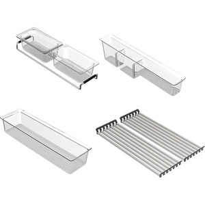 Moen GA778 Luxe Chef Workstation System Accessory Bundle, Includes Strainer, Utensil Bin, Prep Bins, and Stainless-Steel Drying Racks