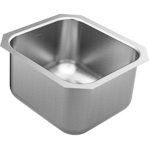 Moen GS18442 1800 Series 16.5-inch 18 Gauge Undermount Single Bowl Stainless Steel Kitchen or Bar Sink