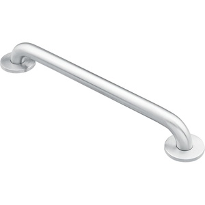 Moen Home Care Bathroom Safety 24 Inch Stainless Steel Handicap Grab Bar for Bathtub and Shower, Heavy Duty Handle, Elderly Assistance Product with Concealed Screws, 8724(Stainless)