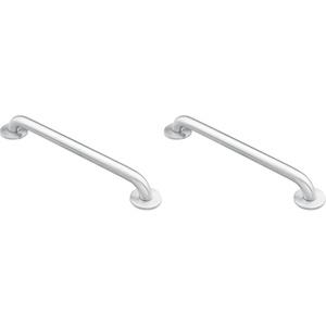 Moen Home Care Bathroom Safety 24 Inch Stainless Steel Handicap Grab Bar for Bathtub and Shower, Heavy Duty Handle, Elderly Assistance Product with Concealed Screws, 8724(Inoxidable)