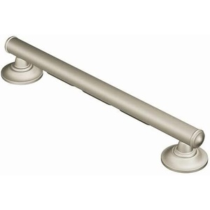 Moen LR8716D1GBN Home Care 16-Inch Grab Bar, Brushed Nickel(Brushed Nickel)
