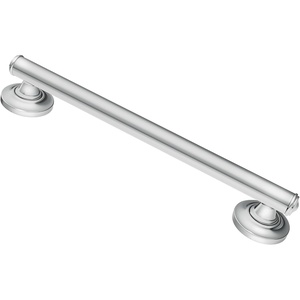 Moen LR8724D1GOWB Bathroom Safety 24-Inch Designer Bathroom Grab Bar with Curled Grip, Old World Bronze(Chrome)