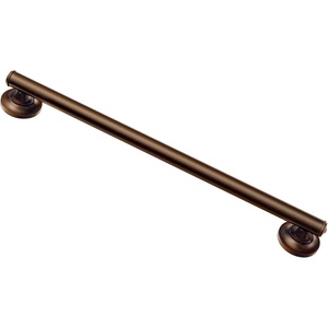 Moen LR8724D1GOWB Bathroom Safety 24-Inch Designer Bathroom Grab Bar with Curled Grip, Old World Bronze(Old World Bronze)