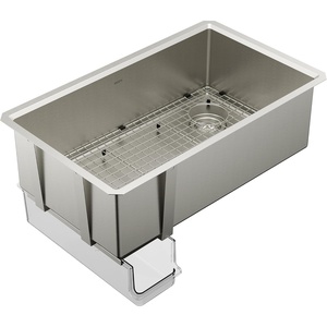 Moen Luxe Chef Stainless Steel Undermount Single Bowl Sink 33×19, GS161400R