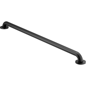 Moen Matte Black 42-Inch Bathroom Safety Grab Bar, Shower Support for Disabled or Elderly, R8942BL