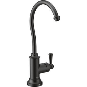 Moen Matte Black Sip Traditional Cold Water Kitchen Beverage Faucet with Optional Filtration System, S5510BL