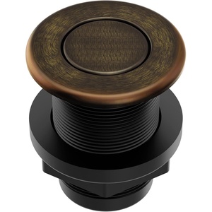 Moen Mediterranean Bronze Garbage Disposal Air Switch Coordinating Decorative Button, Decorative Button Only, Housing Required, AS-4201-BRB