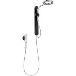Moen N207C0BLC Spa Shower including Rainshower, Handshower and Magnetic Dock, Matte Black/Chrome(Matte Black/Chrome)