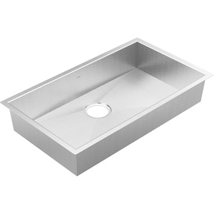 Moen Prep 18-Gauge Stainless Steel Undermount 31″ x 18″ Single Bowl Modern Kitchen Sink, GS181210B