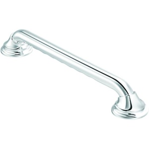 Moen R8742D3GBN Bathroom Safety 42-Inch Designer Grab Bar with Curl Grip, Brushed Nickel(Chrome)