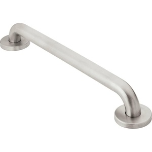 Moen R8742P Bathroom Safety 42-Inch Stainless Steel Bathroom Grab Bar with Textured Grip, Peened(Peened)