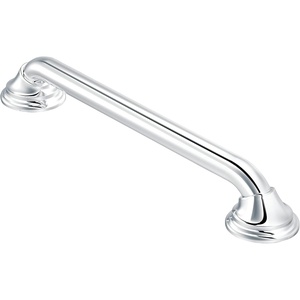 Moen R8748D3GCH Bathroom Safety 48-Inch Grab Bar with Curl Grip, Chrome