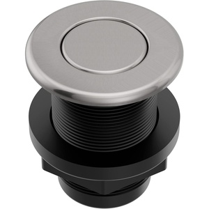 Moen Satin Nickel Garbage Disposal Air Switch Coordinating Decorative Button, Air Switch Sold Separately AS-4201-SN