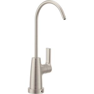Moen Sip Spot Resist Stainless Traditional Drinking Water Beverage Faucet with Optional Filtration System, F7620SRS(Stainless Steel)