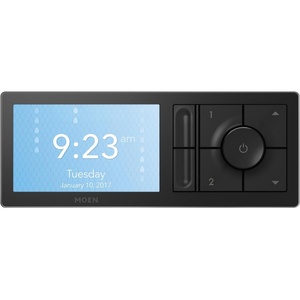 Moen Smart Water 2-Outlet Digital Thermostatic Shower Valve Kit with Standard 1/2″ Connections, S3102(Matte Black)