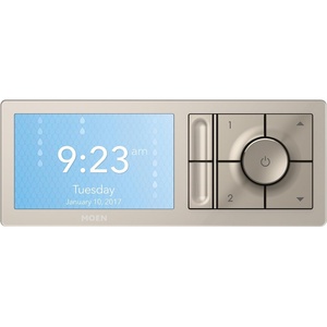Moen Smart Water 2-Outlet Digital Thermostatic Shower Valve Kit with Standard 1/2″ Connections, S3102(Terra Beige)