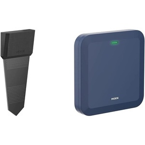 Moen Smart Wireless Soil Sensor, WISNS002G1USA, 3-Pack Bundle with Moen 16-Zone Smart Sprinkler Controller, WICNT016G1USA