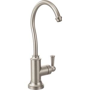 Moen Spot Resist Stainless Sip Traditional Cold Water Kitchen Beverage Faucet with Optional Filtration System, S5510SRS