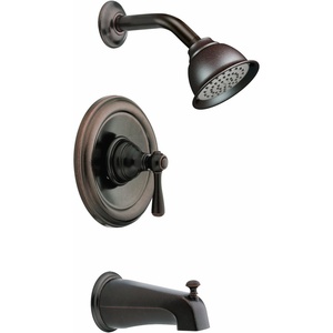 Moen T2113ORB Kingsley Posi-Temp Tub and Shower Trim Kit without Valve, Oil Rubbed Bronze(Oil Rubbed Bronze)