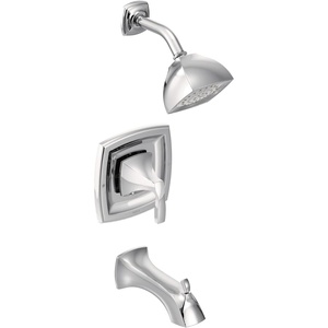 Moen T2693NL Voss Posi-Temp Pressure Balancing Tub and Shower Trim Kit, Valve Required, Polished Nickel(Chrome)