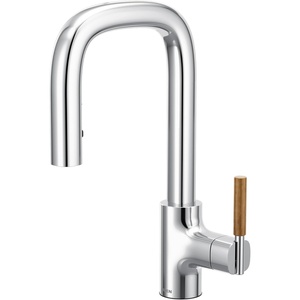 Moen Tenon Chrome One Handle Modern Bar Pulldown Faucet, S64001