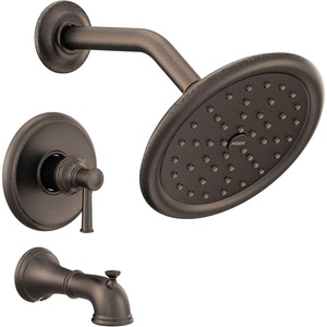 Moen UT2313EPNL Belfield M-CORE 2-Series 1-Handle Tub and Shower Trim Kit, Valve Required, Polished Nickel(Oil Rubbed Bronze)