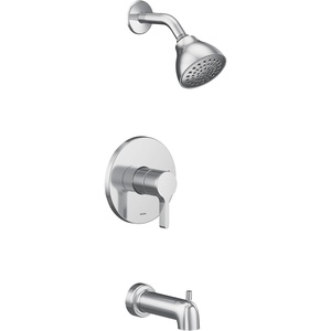 Moen UT2663EP Vichy M-CORE 2-Series 1-Handle Tub and Shower Trim Kit, Valve Required, Chrome