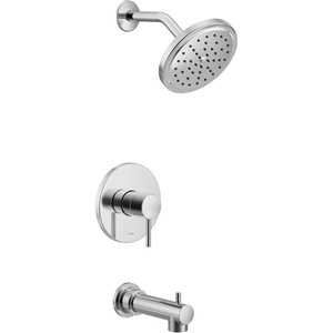 Moen UT3293 Align M-CORE 3-Series 1-Handle Tub and Shower Trim Kit, Valve Required, Chrome(Chrome)