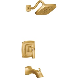 Moen UT3693EPORB Voss M-CORE 3-Series 1-Handle Eco-Performance Tub and Shower Trim Kit, Valve Required, Oil Rubbed Bronze(Brushed Gold)
