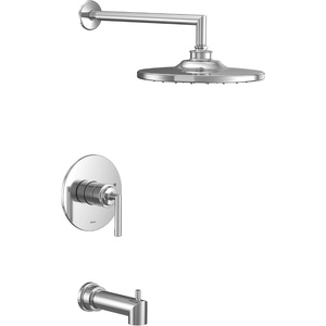 Moen UTS22003EPBL Arris M-CORE 2-Series 1-Handle Tub and Shower Trim Kit, Valve Required, Matte Black(Chrome)