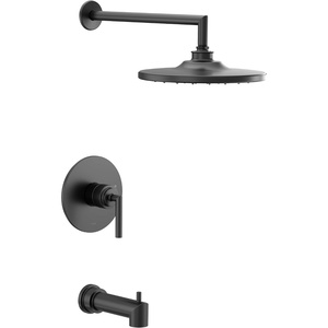 Moen UTS22003EPBL Arris M-CORE 2-Series 1-Handle Tub and Shower Trim Kit, Valve Required, Matte Black(Matte Black)
