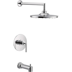 Moen UTS32003EPBL Arris M-CORE 3-Series 1-Handle Eco-Performance Tub and Shower Trim Kit, Valve Required, Matte Black(Chrome)