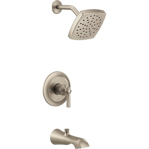 Moen UTS3913EPBN Flara M-CORE 3-Series 1-Handle Eco-Performance Tub and Shower Trim Kit, Valve Required, Brushed Nickel(Brushed Nickel)