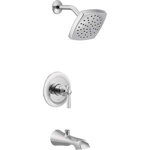 Moen UTS3913EPBN Flara M-CORE 3-Series 1-Handle Eco-Performance Tub and Shower Trim Kit, Valve Required, Brushed Nickel(Chrome)