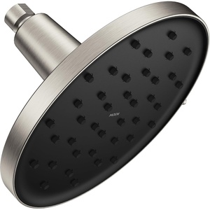 Moen Verso 9-Inch Round Rain Shower Head with Infiniti Dial and Magnetix Docking, Adjustable High-Pressure Rainfall Shower, Chrome, 220R2(Spot Resist Nickel)