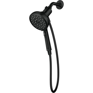 Moen Verso Handshower, Detachable Round Shower Head with Magnetix Docking System, 60″ Hose, Matte Black, 220H2BL(Matte Black)