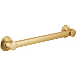Moen YG0336BG Bathroom Safety 36-Inch Stainless Steel Bathroom Grab Bar, Brushed Gold(Brushed Gold)