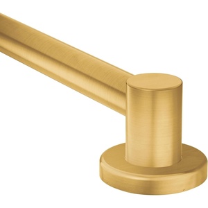 Moen YG0424CH Bathroom Safety 24-Inch Stainless Steel Modern Bathroom Grab Bar, Chrome(Brushed Gold)