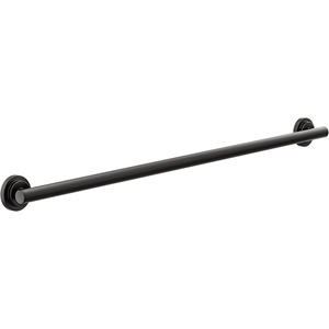 Moen YG0742BL Bathroom Safety 42-Inch Stainless Steel Modern Bathroom Grab Bar(Matte Black)