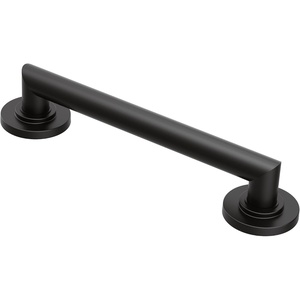 Moen YG0812BL Bathroom Safety 12-Inch Stainless Steel Modern Bathroom Grab Bar